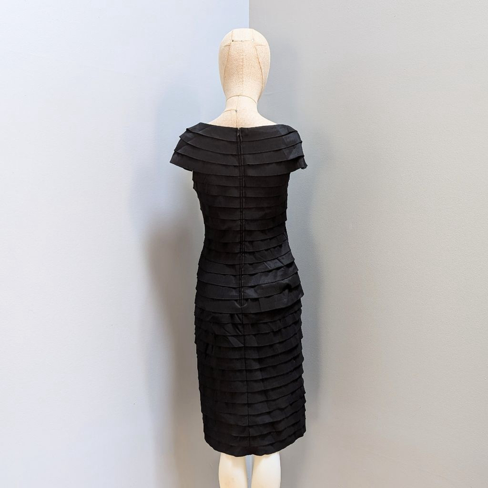 Tadashi Shoji Black Dress Size 4 - Picture 6 of 11
